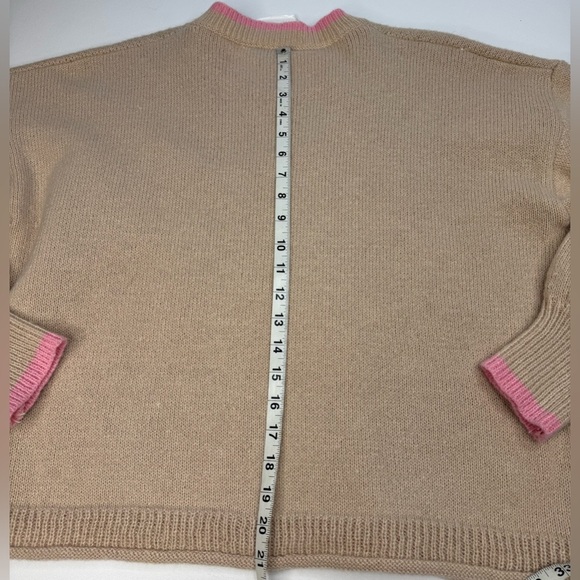 NWOT DAVI & DANI Oversized Textured Knit Daisy Sweater Womens Small - Picture 10 of 11